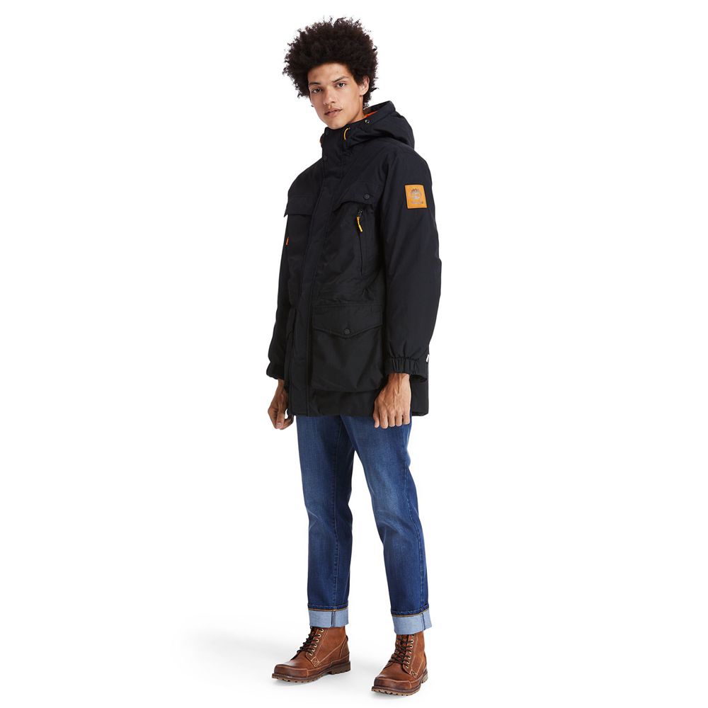 Timberland Mens Jackets Outdoor Heritage Expedition Parka - Black - India CM3045617